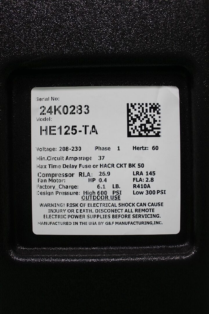 GulfStream HE125 TA <br><h3>Pool & Spa Heater; 118,000 BTU Electric Heater Chiller Combo</h3> - Image 8